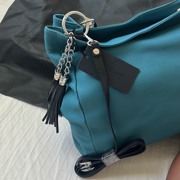 GIANNI CONTI X-LARGE LEATHER HANDBAG PURSE BRAND NEW - Picture 10 of 11